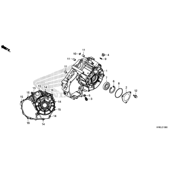 REAR CRANKCASE COVER