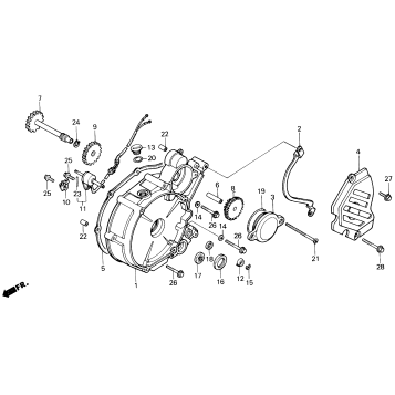 LEFT CRANKCASE COVER