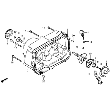 RIGHT CRANKCASE COVER