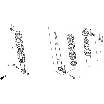 REAR SHOCK ABSORBER