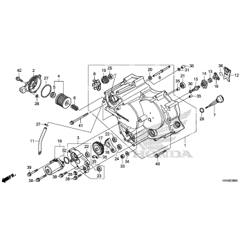 FRONT CRANKCASE COVER