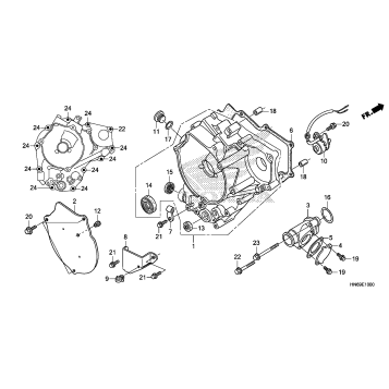 REAR CRANKCASE COVER