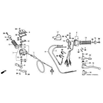 HANDLE SWITCH + CABLES