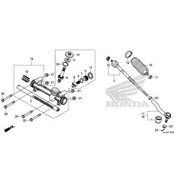 STEERING GEAR BOX@TIE ROD