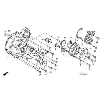 LEFT CRANKCASE COVER