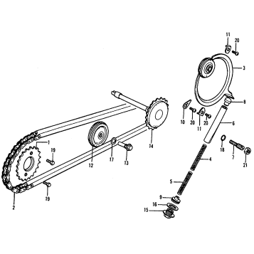 CAM CHAIN + TENSIONER