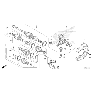 FRONT KNUCKLE@DRIVESHAFT