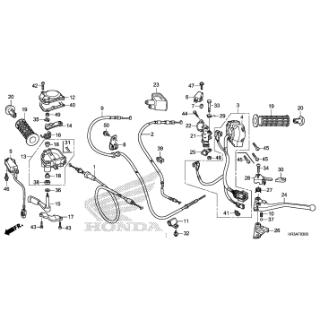 SWITCH@CABLE@HANDLE LEVER