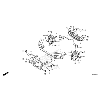 FRONT GRILLE@FRONT BUMPER