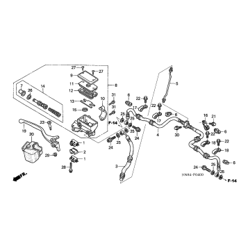 FRONT BRAKE MASTER CYLINDER