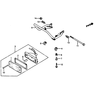 TAILLIGHT + CARRY PIPE 83