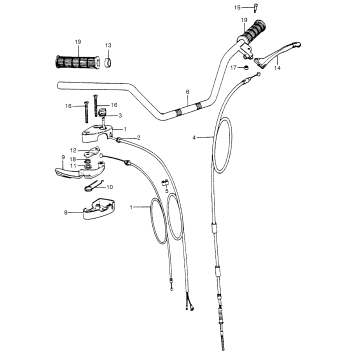 HANDLEBAR@THROTTLE LEVER