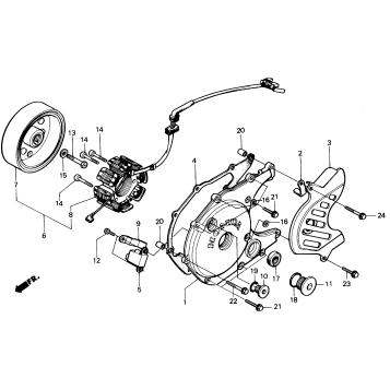 LEFT CRANKCASE COVER