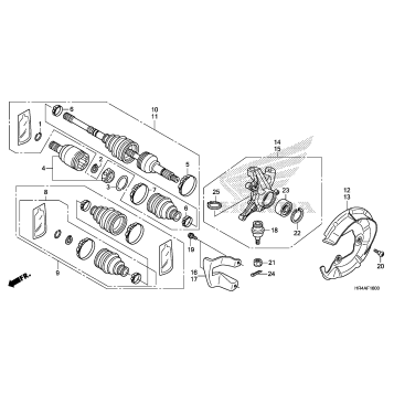 FRONT KNUCKLE@FRONT DRIVE SHAFT