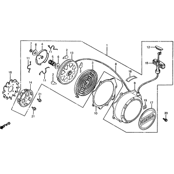 185/S/20RECOIL STARTER 80-81