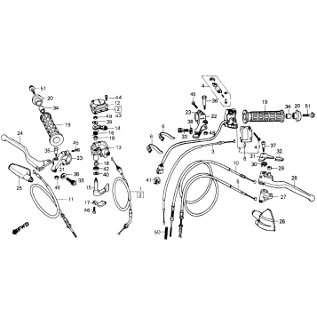 SWITCH + HANDLE LEVER + CABLE