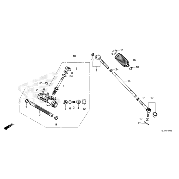 STEERING GEAR BOX@TIE ROD