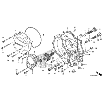 RIGHT CRANKCASE COVER