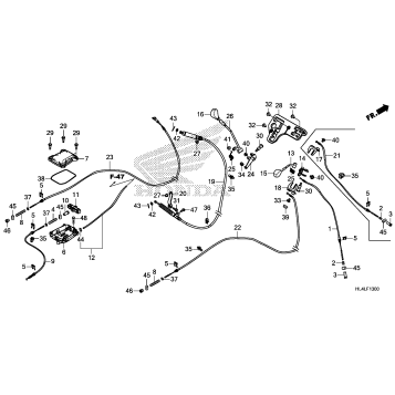 SHIFT LEVER@SELECT LEVER