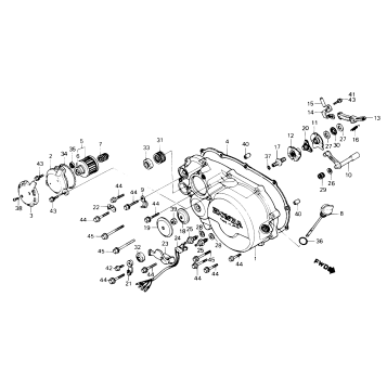 RIGHT CRANKCASE COVER