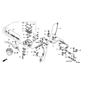 FRONT BRAKE MASTER CYLINDER