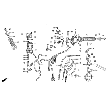 HANDLE SWITCH + CABLES