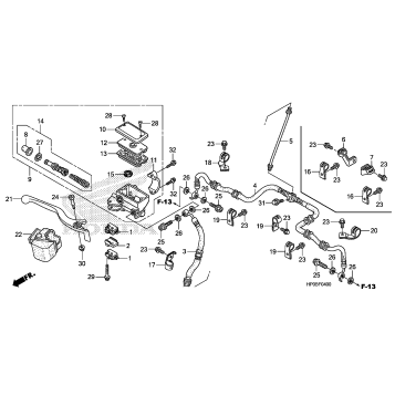 FRONT BRAKE MASTER CYLINDER