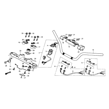 HANDLEBAR + TOP BRIDGE