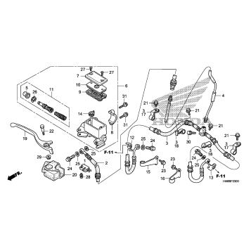FRONT BRAKE MASTER CYLINDER