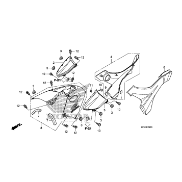 SIDE COVER@TANK COVER