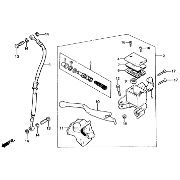 FRONT BRAKE MASTER CYLINDER