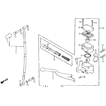 FRONT BRAKE MASTER CYLINDER