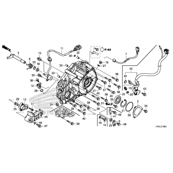 REAR CRANKCASE COVER