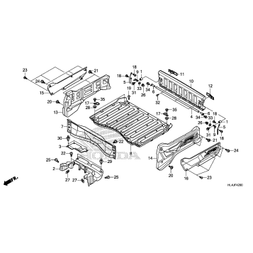 BED PLATE@REAR GATE (1)