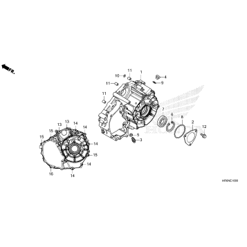 REAR CRANKCASE COVER