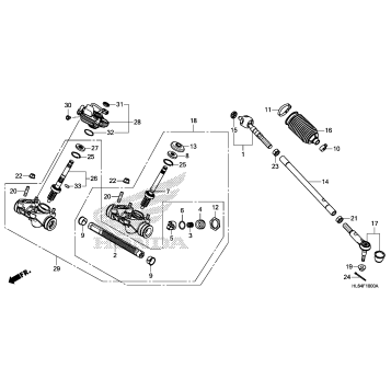 STEERING GEAR BOX@TIE ROD