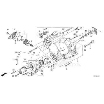 FRONT CRANKCASE COVER