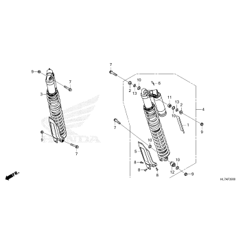 REAR SHOCK ABSORBER (1)