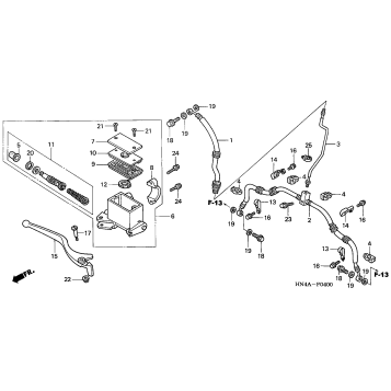 FRONT BRAKE MASTER CYLINDER