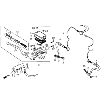 FRONT BRAKE MASTER CYLINDER