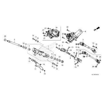 STEERING SHAFT@STEERING  COLUMN