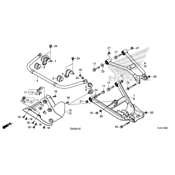 REAR ARM@REAR STABILIZER