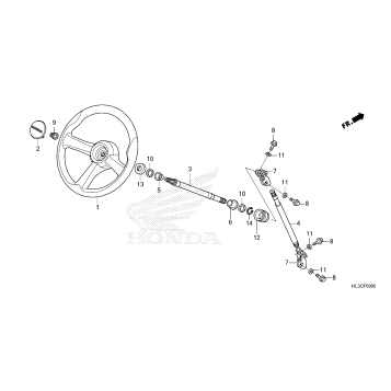 STEERING WHEEL@STEERING  SHAFT (1)