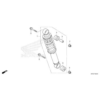 REAR SHOCK ABSORBER