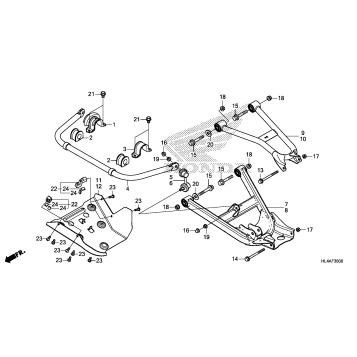 REAR ARM@REAR STABILIZER