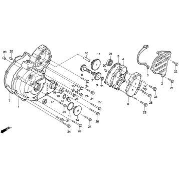 LEFT CRANKCASE COVER