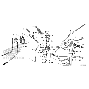 HANDLE LEVER@SWITCH@CABLE