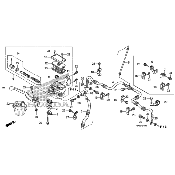FRONT BRAKE MASTER CYLINDER