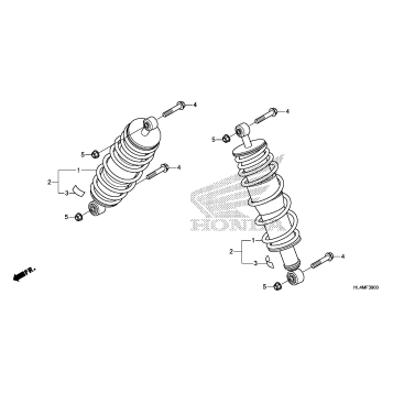 REAR SHOCK ABSORBER (1)