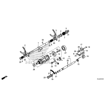 GEARSHIFT FORK (SUB      TRANSMISSION)